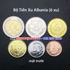 Bộ tiền xu Albania 6 xu