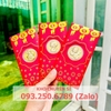 Bao lì xì con rắn vàng 24k