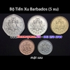 Bộ tiền xu Barbados 5 xu