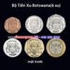 Bộ tiền xu Botswana 6 xu