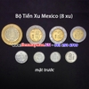 Bộ tiền xu Mexico 8 xu