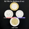 Bộ tiền xu Moldova 4 xu