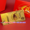 Tiền hình con cọp Macao 100 mạ vàng plastic (mẫu 1)