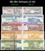 Bộ tiền Ethiopia 5 tờ 1 5 10 50 100 Birr