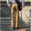 Quần Âu Nam Nữ Hàn Quốc Vải Tuyết Mưa Ống Suông Form Rộng Trẻ Trung Năng Động Unisex Basic Streetwear®. QAX01