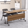 Vinahardware Foldable Mobile Conference Table, Meeting Table And Training Table