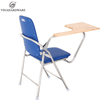 Vinahardware Foldable Student Chair with Padded Backrest and Built-In Writing Desk