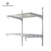 Vinahardware Customizable 2-Tier Wall Shelf