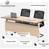 Vinahardware Foldable Mobile Conference Table, Meeting Table And Training Table