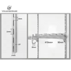 Vinahardware Customizable 1-Tier Wall Shelf