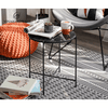 Round-Shaped Side Table Vinahardware With Marble