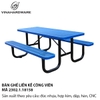 Vinahardware Outdoor Park Bench and Table Set – Model 2302.1.18158