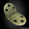 Antique Brass Half-Round Hinge – Model 1260.3.11008