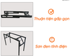 Gia công khung bàn gấp gọn thông minh với pat sắt gấp gọn
