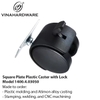 Square Plate Plastic Caster with Lock – 40mm – Model 1400.4.03050