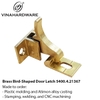 Brass Bird-Shaped Door Latch | Compact Spring-Loaded Catch | Model 5400.4.21367