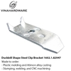 Duckbill Shape Steel Clip Bracket – Multi-Color Zinc Plated | Model 1602.4.82947