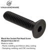 Black Hex Socket Flat Head Screw – Model 8102.0.06151