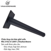 Conical Tube Steel Furniture Leg – Model 2102.4.12001 | Vinahardware