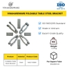 Foldable Table Steel Bracket – Model 1602.1.10280
