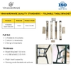 Foldable Table Steel Bracket – Model 1602.1.10280