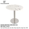 Stainless Steel Pedestal Table Base – Model 2300.1.32327