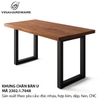 U-Shaped Steel Table Base – Model 2302.1.7048
