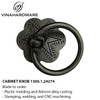 Decorative Hanging Ring Cabinet Knob – Ø44mm – Model 1300.1.24274