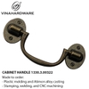 Vintage Drop-Style Cabinet Handle – 90mm – Model 1330.3.00322