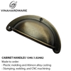 Vintage Cup Pull Cabinet Handle – 40x95mm – Model 1340.1.02482