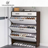 Vinahardware Multi-Tier Foldable Shoe Storage Cabinet