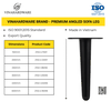 Angled Conical Steel Furniture Leg – Model 2102.2.11006 | Vinahardware