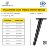 Angled Conical Steel Furniture Leg – Model 2102.2.11006 | Vinahardware