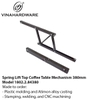 Spring Lift Top Coffee Table Mechanism 380mm – Model 1802.2.84380