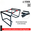 Removable conference table leg frame, using yin and yang mounts, painted matte black VNH1320845 - 1320x845x714mm (Piece) - Manufactured directly at Vinahardware (VNH) Vietnam - OEM