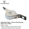Sliding Door Roller – Ø25 mm Steel Housing – Model 1410.2.00025