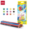 Bút chì màu hình bọt biển Deli EC133