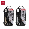 Bộ dụng cụ học sinh kim loại Deli EG30404