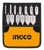 Bộ 13 mũi khoan gỗ đầu dẹp Ingco AKD41301