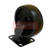 Bánh xe CSPS 300kg đế xoay không khóa màu đen