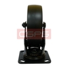 Bánh xe CSPS 300kg đế xoay khóa màu đen
