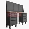 Tủ dụng cụ CSPS 183cm - 2 tủ màu đen/đỏ