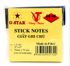 giấy note G-star 3x3 màu vàng