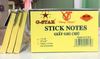 giấy note G-star 3x5 màu vàng