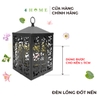 Đèn lồng đốt nến Cottage Lantern - Black