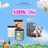 Combo - Mua 3 nến ly 200g tặng 2 tinh dầu treo thơm xe 4Home