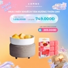 Combo - Mua 1 đèn khuếch tán hương thơm 2in1 tặng hộp sáp viên Candle Warmer