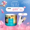 Combo - Mua 1 nến ly 3 bấc sáp đậu nành tặng 2 hộp diêm