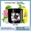 Nến thơm Goose Creek, Nến ly 3 bấc sáp đậu nành, Dòng For men, Mùi Barbershop