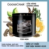 Nến thơm Goose Creek, Nến ly 3 bấc sáp đậu nành, Dòng For men, Mùi Teakwood